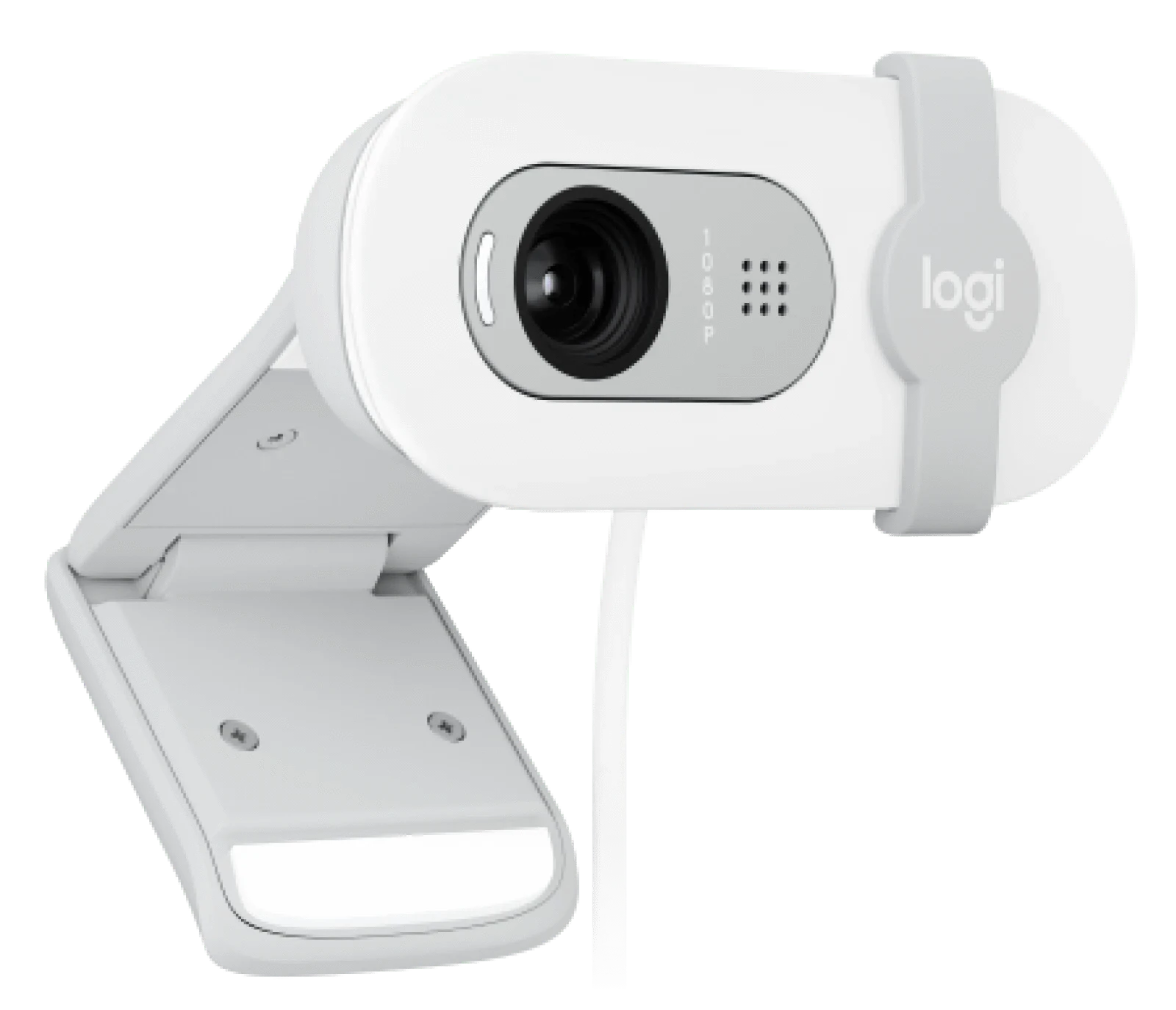 Logitech  BRIO 100 Full HD 1080p webcam with auto-light balance, integrated privacy shutter, and built-in mic. - Golchha Computers