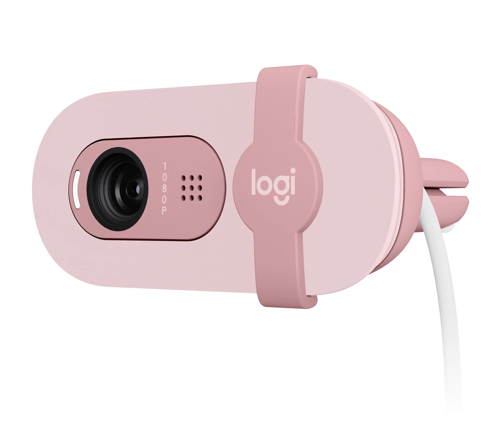 Logitech  BRIO 100 Full HD 1080p webcam with auto-light balance, integrated privacy shutter, and built-in mic. - Golchha Computers