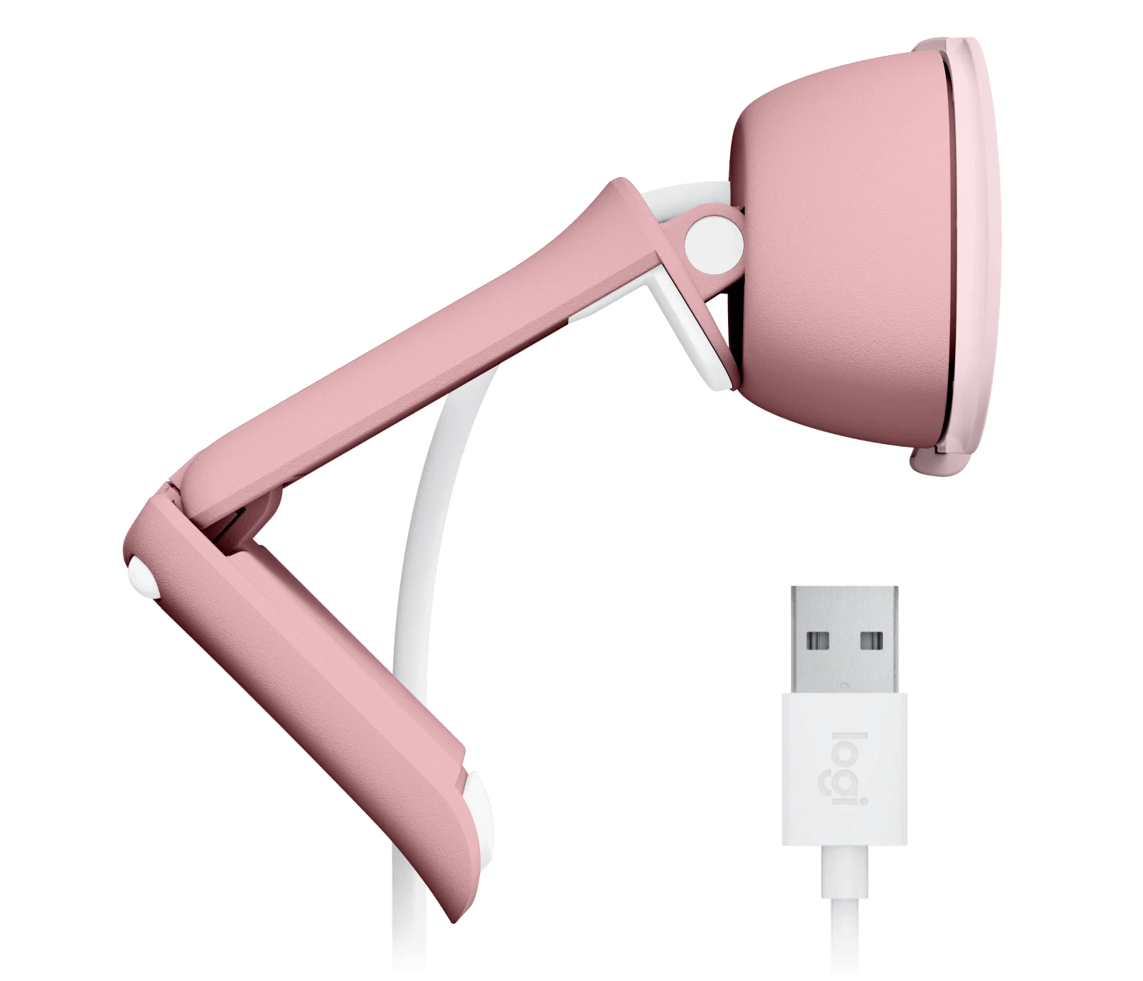 Logitech  BRIO 100 Full HD 1080p webcam with auto-light balance, integrated privacy shutter, and built-in mic. - Golchha Computers