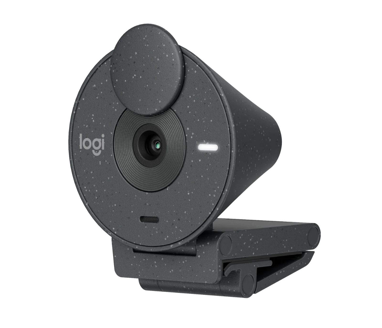 Logitech Brio 300 A 1080p webcam with auto light correction, noise-reducing mic, and USB-C connectivity. - Golchha Computers