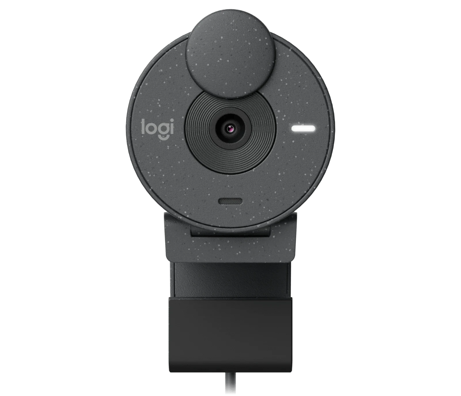 Logitech Brio 300 A 1080p webcam with auto light correction, noise-reducing mic, and USB-C connectivity. - Golchha Computers
