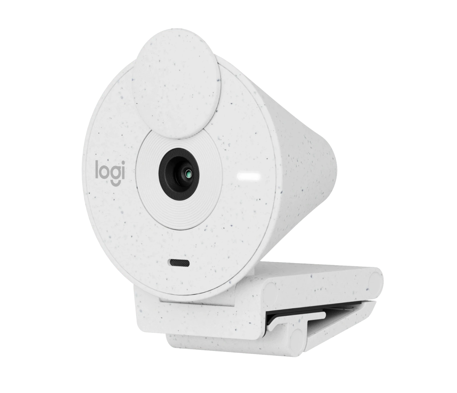 Logitech Brio 300 A 1080p webcam with auto light correction, noise-reducing mic, and USB-C connectivity. - Golchha Computers