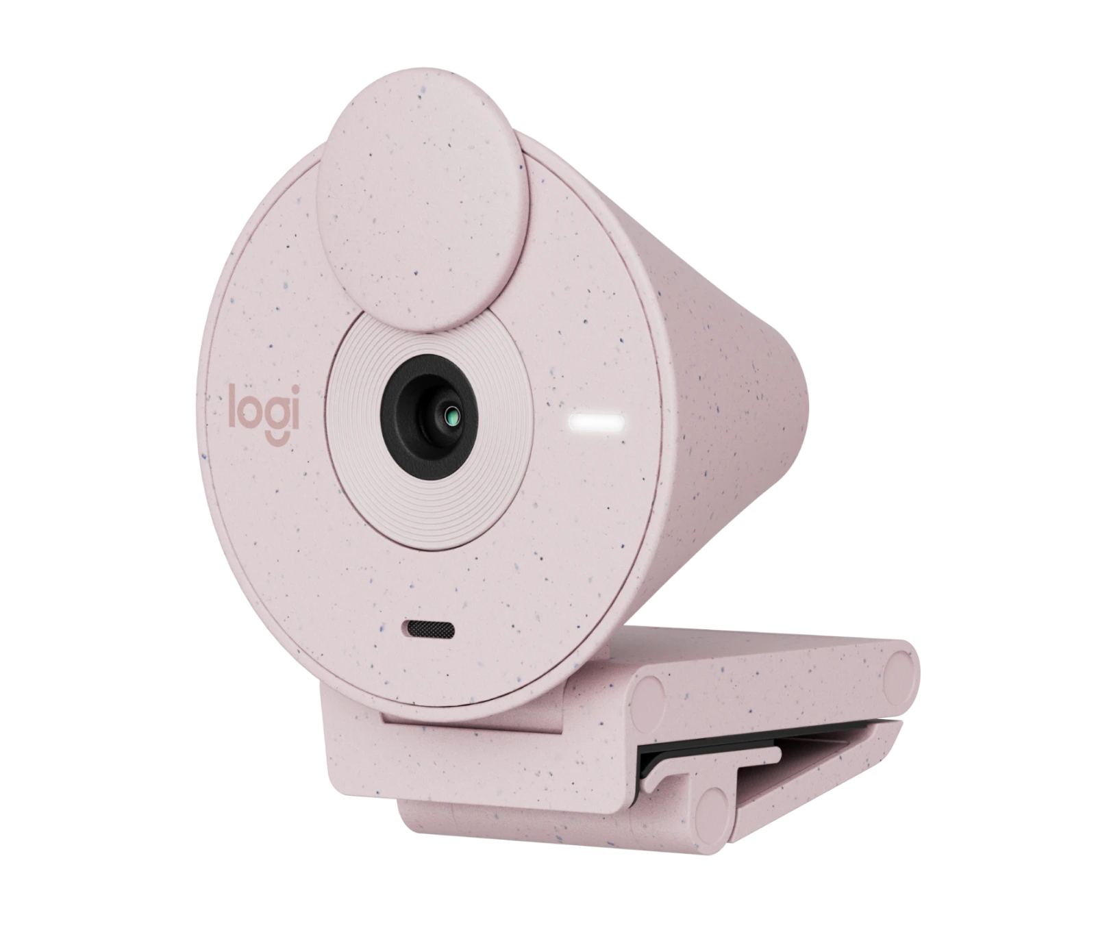 Logitech Brio 300 A 1080p webcam with auto light correction, noise-reducing mic, and USB-C connectivity.
