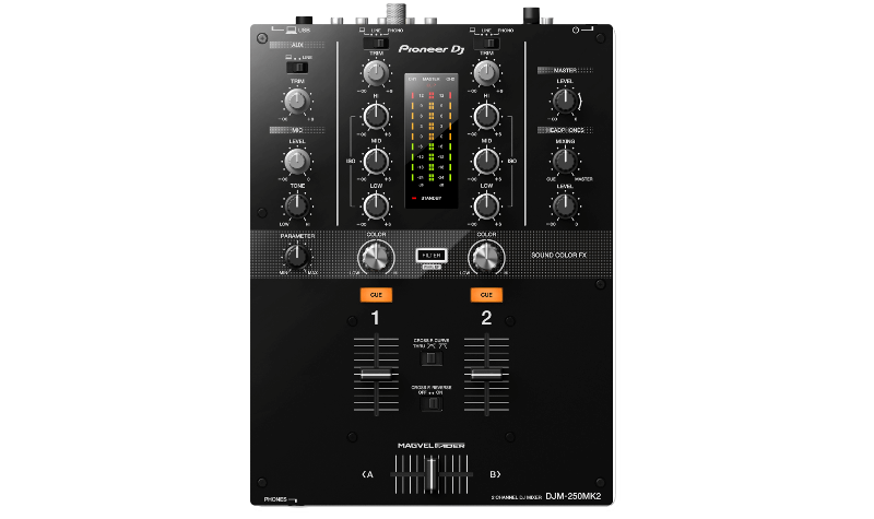 Pioneer DJM-250MK2 DJ Mixer 2-channel mixer