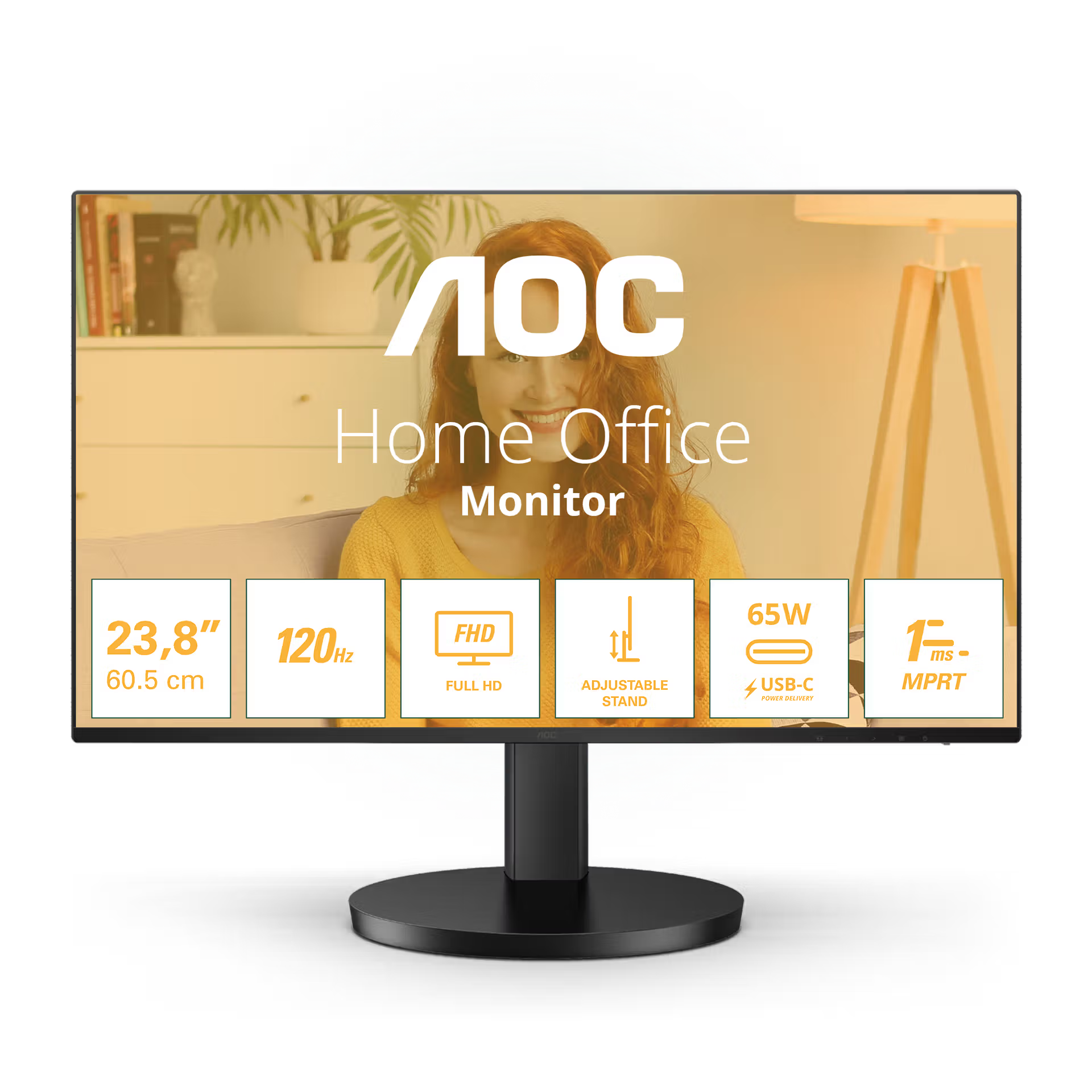 AOC 24B3CF2 24" FHD IPS 120 Hz Home & Office Monitor