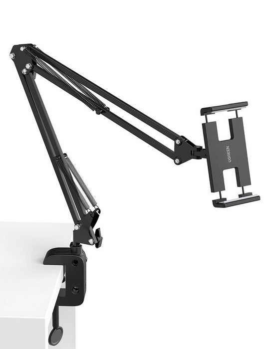 UGREEN Long-Arm Clamp Tablet & Phone Holder, 4–12.9in, Black (50394)