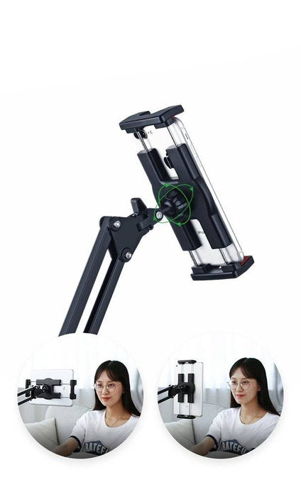 UGREEN Long-Arm Clamp Tablet & Phone Holder, 4–12.9in, Black (50394)