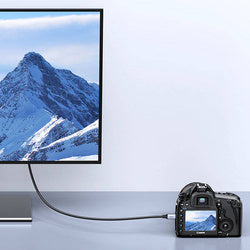 UGREEN 8K Micro HDMI to HDMI 2.1 Cable, 8K 60Hz / 4K 120Hz, Braided, 2m (15517)