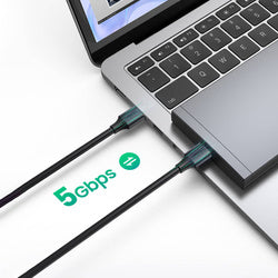 UGREEN USB 3.0 A to A Male to Male Cable 3m, 5Gbps, Black (90576)