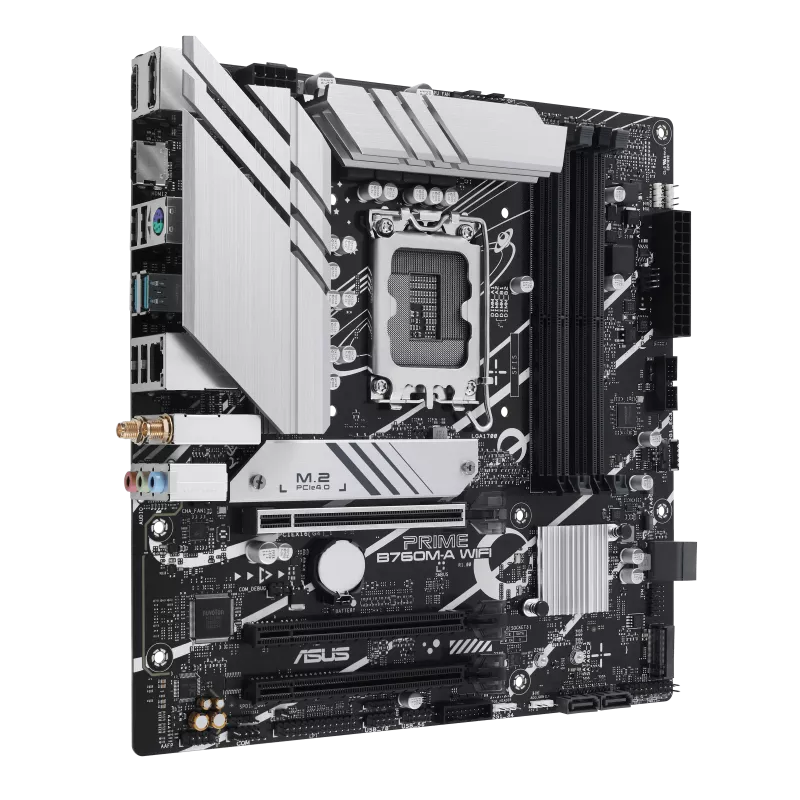 Asus B760M-A WIFI mATX mortheboard with PCIe 4.0 DDR5