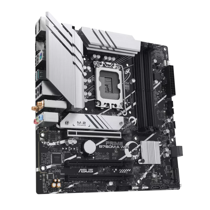 Asus B760M-A WIFI mATX mortheboard with PCIe 4.0 DDR5