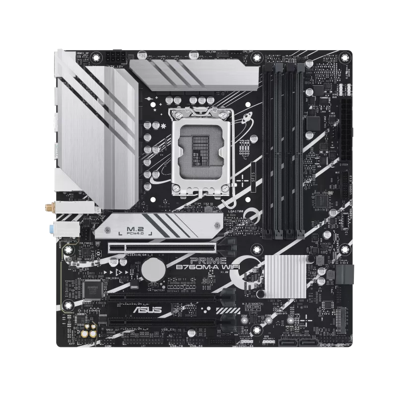 Asus B760M-A WIFI mATX mortheboard with PCIe 4.0 DDR5
