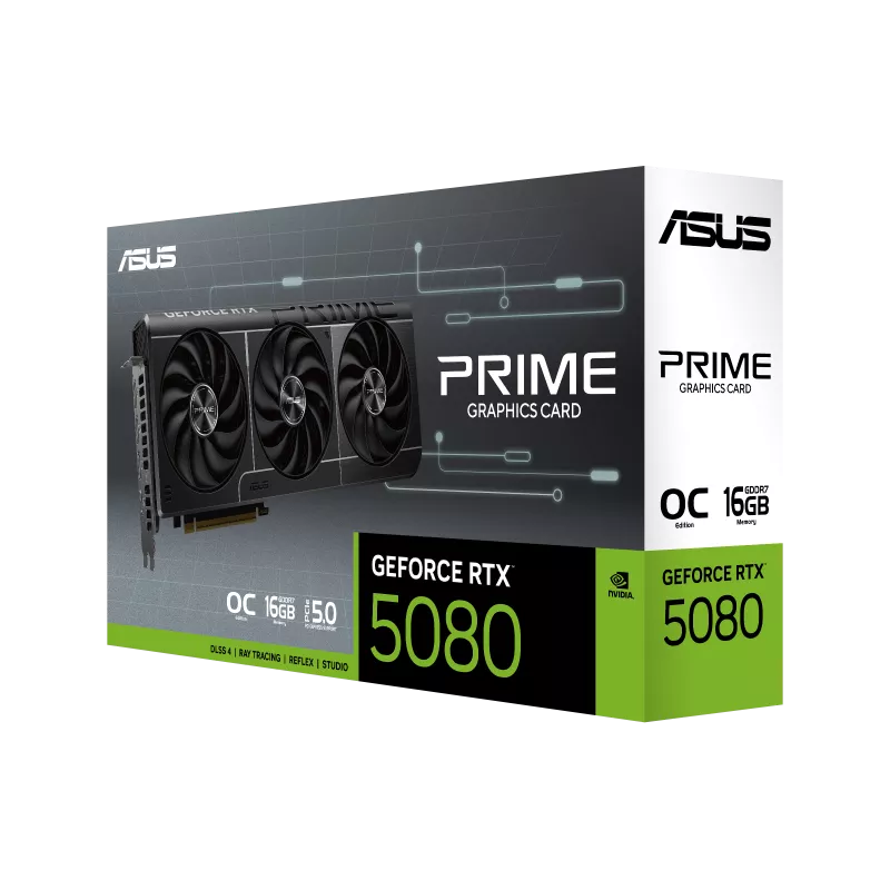 ASUS PRIME GeForce RTX™ 5080 16GB GDDR7 OC Edition Graphics Card