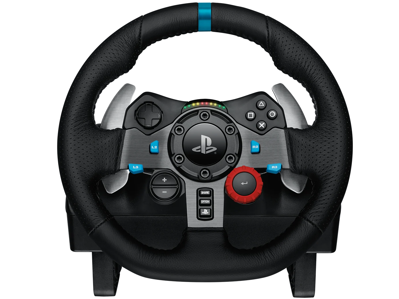 Logitech G29 Driving Force Racing Wheel and Floor Pedals, Real Force, Stainless Steel Paddle Shifters, Leather Steering Wheel Cover,PS5/PS4/PS3/PC/Mac - GOLCHHA COMPUTERS 