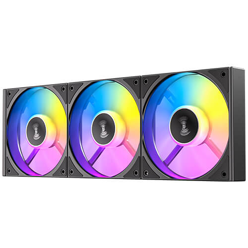 Antec Connect 120 reverse ARGB PC Case Fans (3 In 1 Pack)
