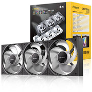 Antec Connect 120 reverse ARGB PC Case Fans (3 In 1 Pack)