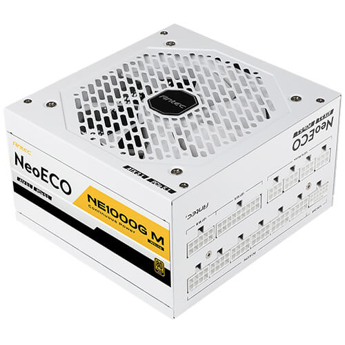 Antec NE1000G M White 1000W 80 Plus Gold Fully Modular M ATX 3.1 Power Supply