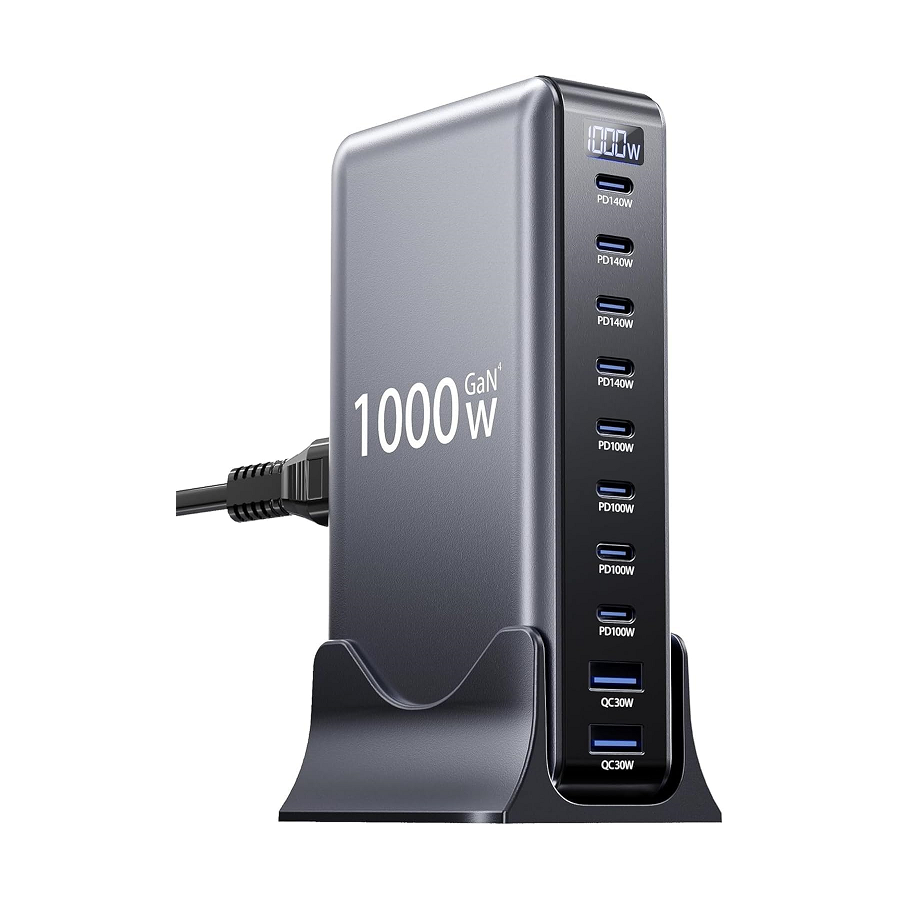 MX 1000 Watts USB C Charger, 10-Port GaN Charging Station - GOLCHHA COMPUTERS 