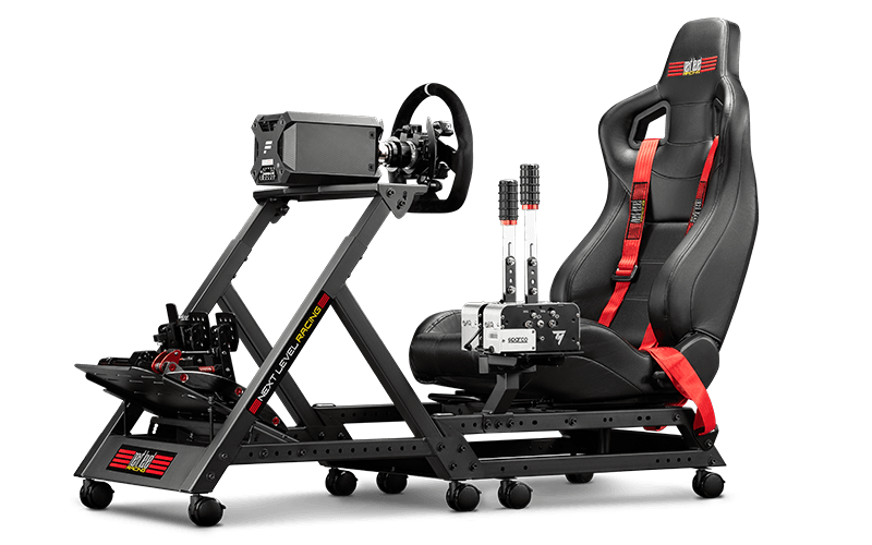 Next Level Racing GTTrack Racing Simulator Cockpit (NLR-S009) - GOLCHHA COMPUTERS 