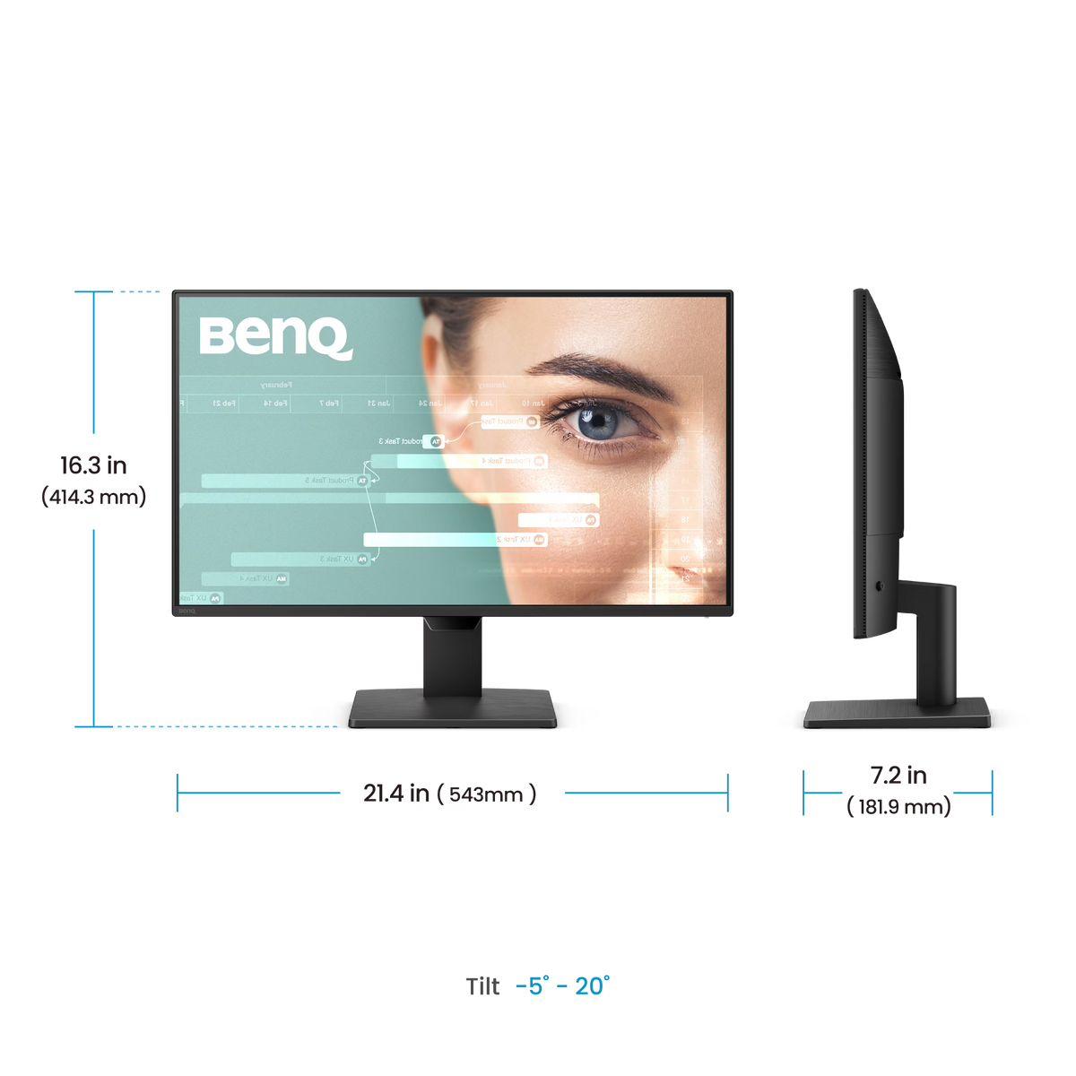 BenQ GW2490P 23.8-inch FHD IPS 120Hz Eye-Care Home & Office Monitor