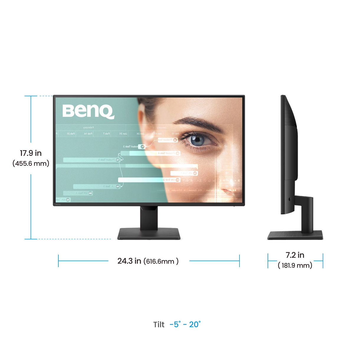 BenQ GW2790P 27-inch FHD IPS 120Hz Eye-Care Home & Office Monitor