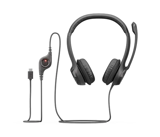 Logitech H390 USB C Computer Headset With enhanced digital audio and inline controls