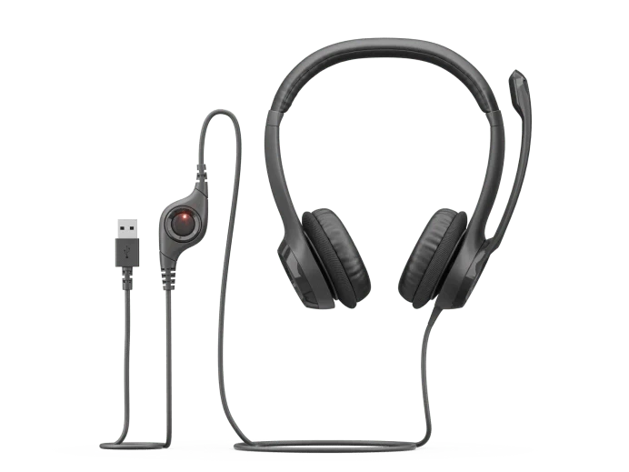 Logitech H390 USB Computer Headset With enhanced digital audio and in-line controls - Golchha Computers