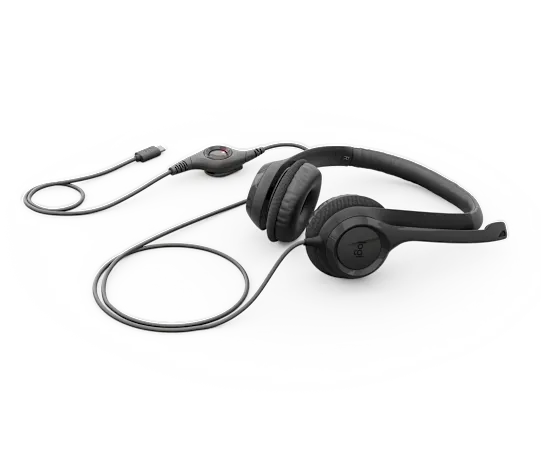 Logitech H390 USB C Computer Headset With enhanced digital audio and inline controls