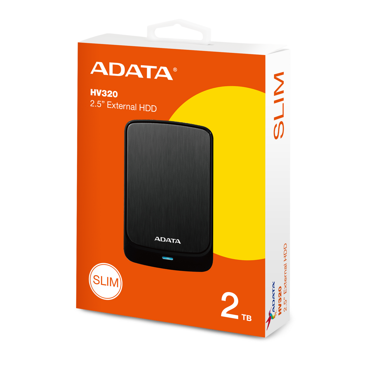 Adata HV320 2TB External Hard Drive Black (AHV320-2TU31-CBK)