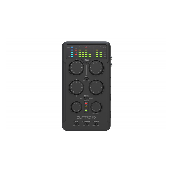 iRig Pro Quattro I/O 4-input professional field recording interface and mixer