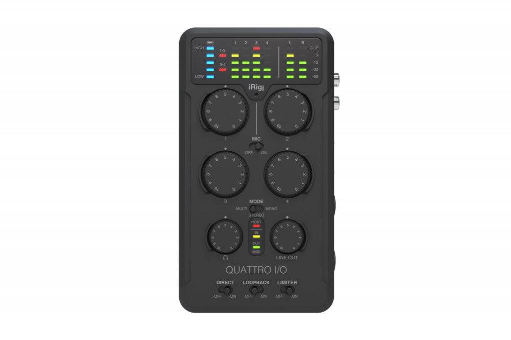 iRig Pro Quattro I/O 4-input professional field recording interface and mixer - Golchha Computers