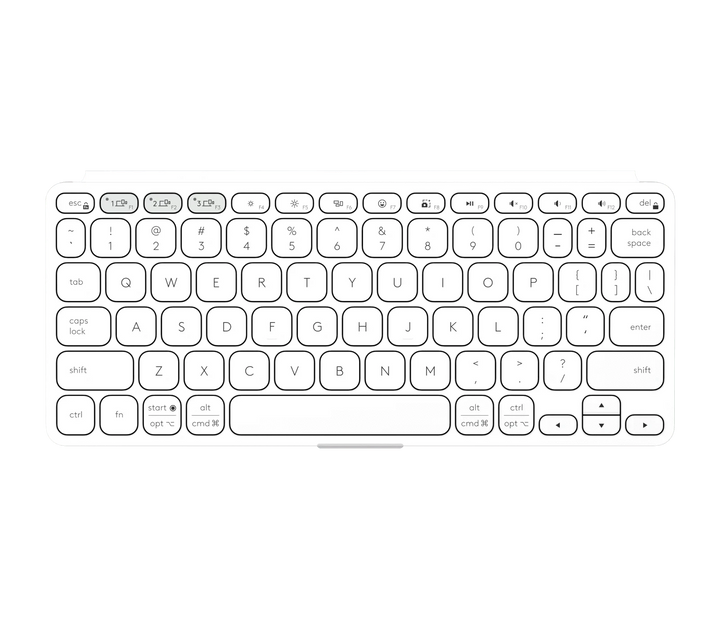 Logitech Keys-to-Go 2 Portable Bluetooth Keyboard for Tablet with Built-in Cover, Slim and Compact Wireless Keyboard for Windows, Android, Linux, iPad, iPhone, Mac, Apple TV - Golchha Computers