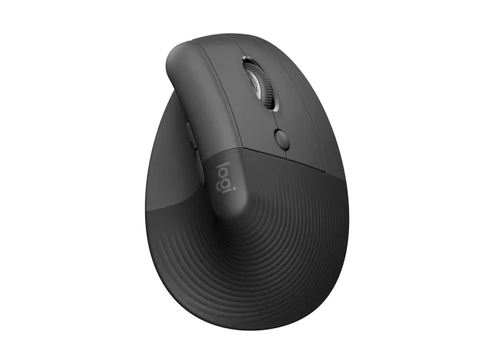 Logitech Lift Vertical Ergonomic Mouse Day-long comfort, great for small to medium-sized hands. - Golchha Computers