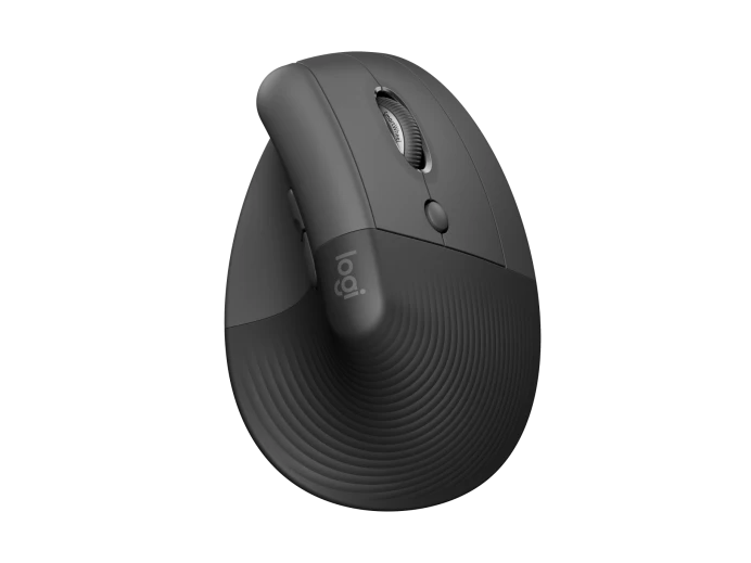 Logitech Lift Vertical Ergonomic Mouse Day-long comfort, great for small to medium-sized hands. - Golchha Computers