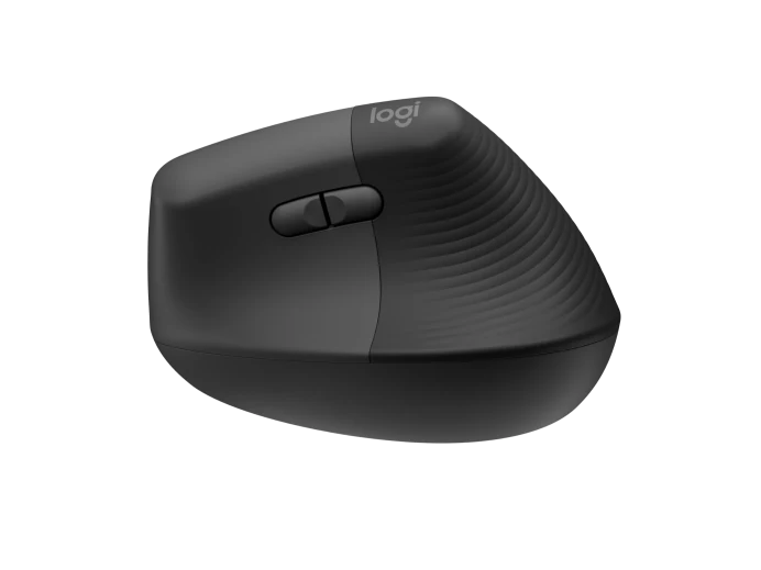 Logitech Lift Vertical Ergonomic Mouse Day-long comfort, great for small to medium-sized hands. - Golchha Computers