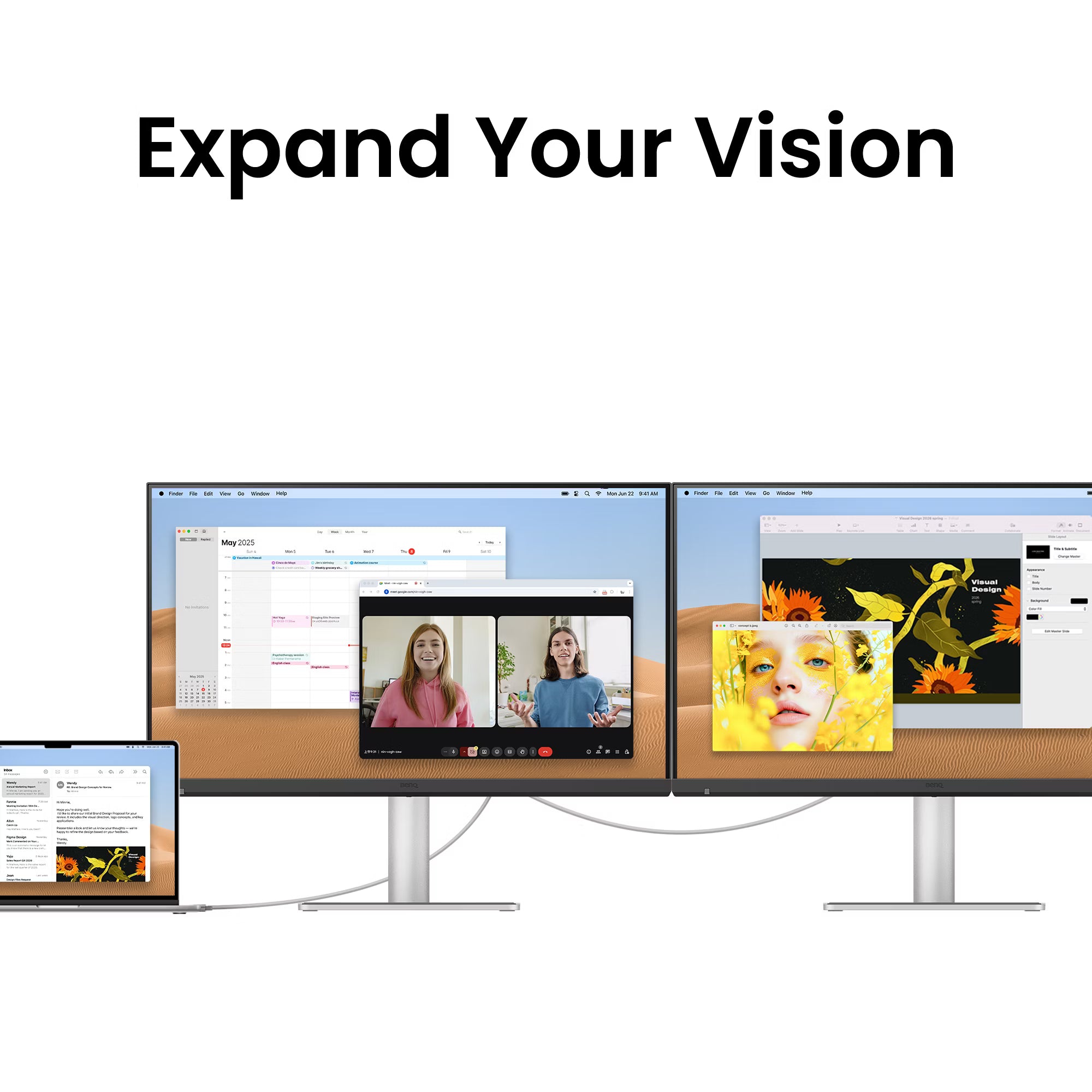 Benq MA270S 27" 5K Nano Gloss Monitor with Thunderbolt 4 for Mac Creators - GOLCHHA COMPUTERS 