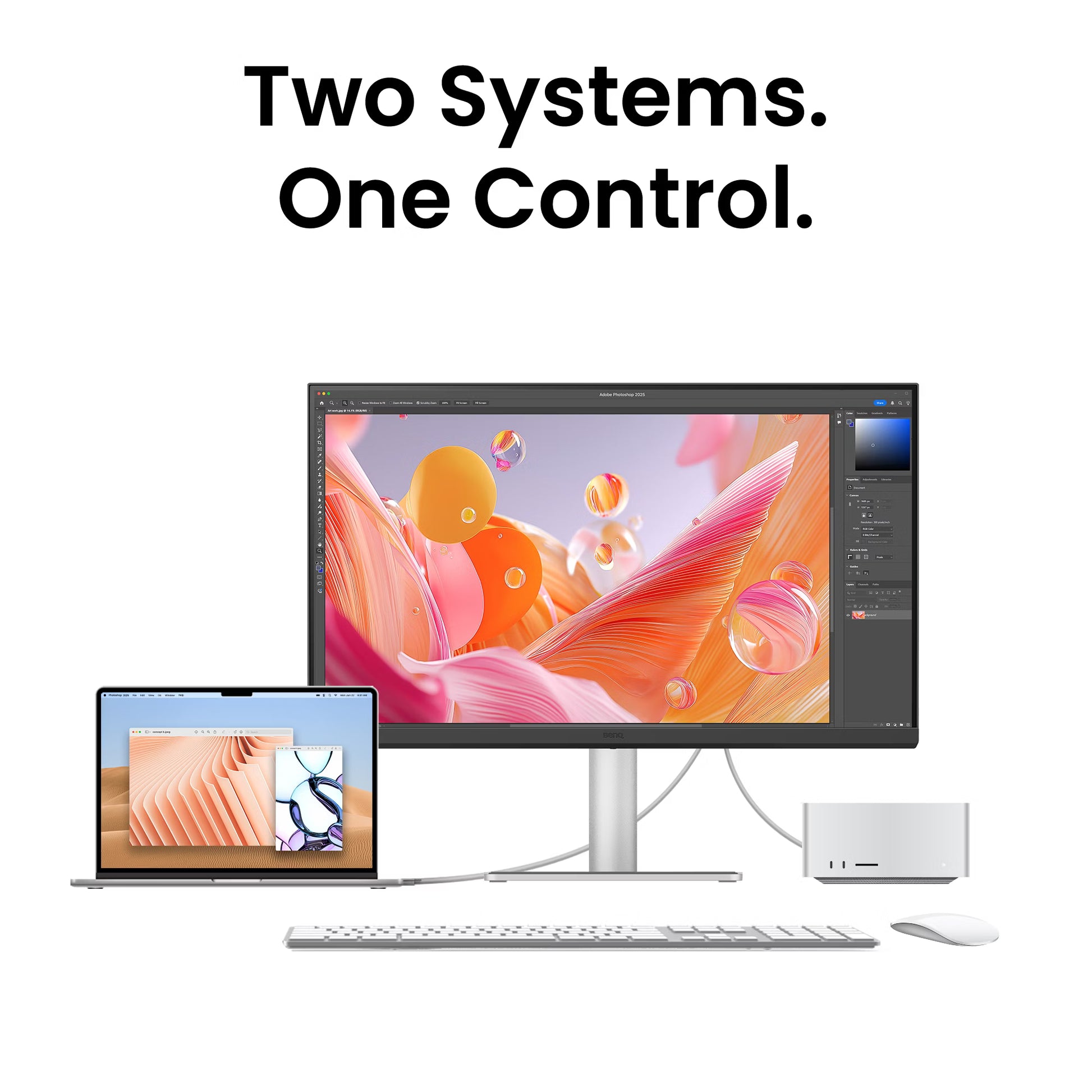 Benq MA270S 27" 5K Nano Gloss Monitor with Thunderbolt 4 for Mac Creators - GOLCHHA COMPUTERS 