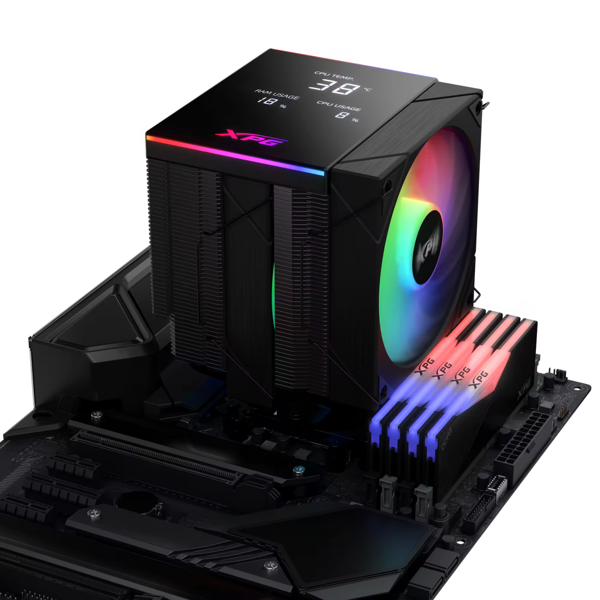 Adata XPG MAESTRO PLUS 62DA ARGB 120mm CPU Air Cooler (Black)