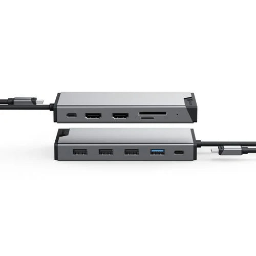 Alogic DV3 12-in-1 USB-C Dual Display Mini Dock