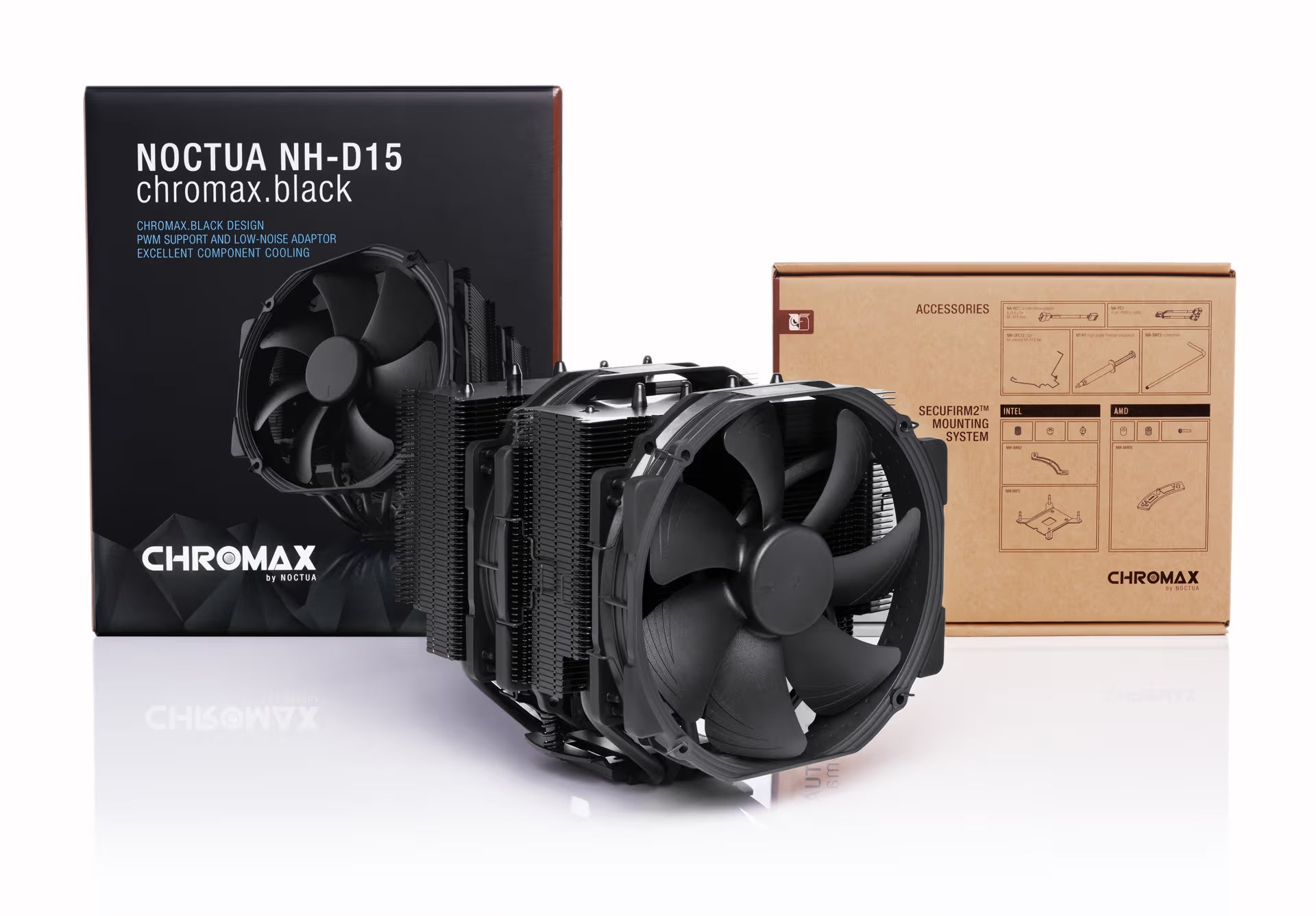 Noctua NH-D15 chromax.black Dual Tower 140mm CPU Air Cooler