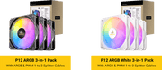 Antec P12 PWM ARGB 120mm High Performance PC Cooling Fan (Pack of 3)