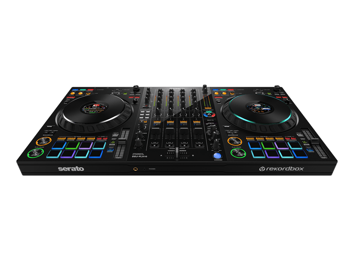 Pioneer DDJ-FLX10 4-channel DJ performance controller for multiple DJ applications (Black) - Golchha Computers