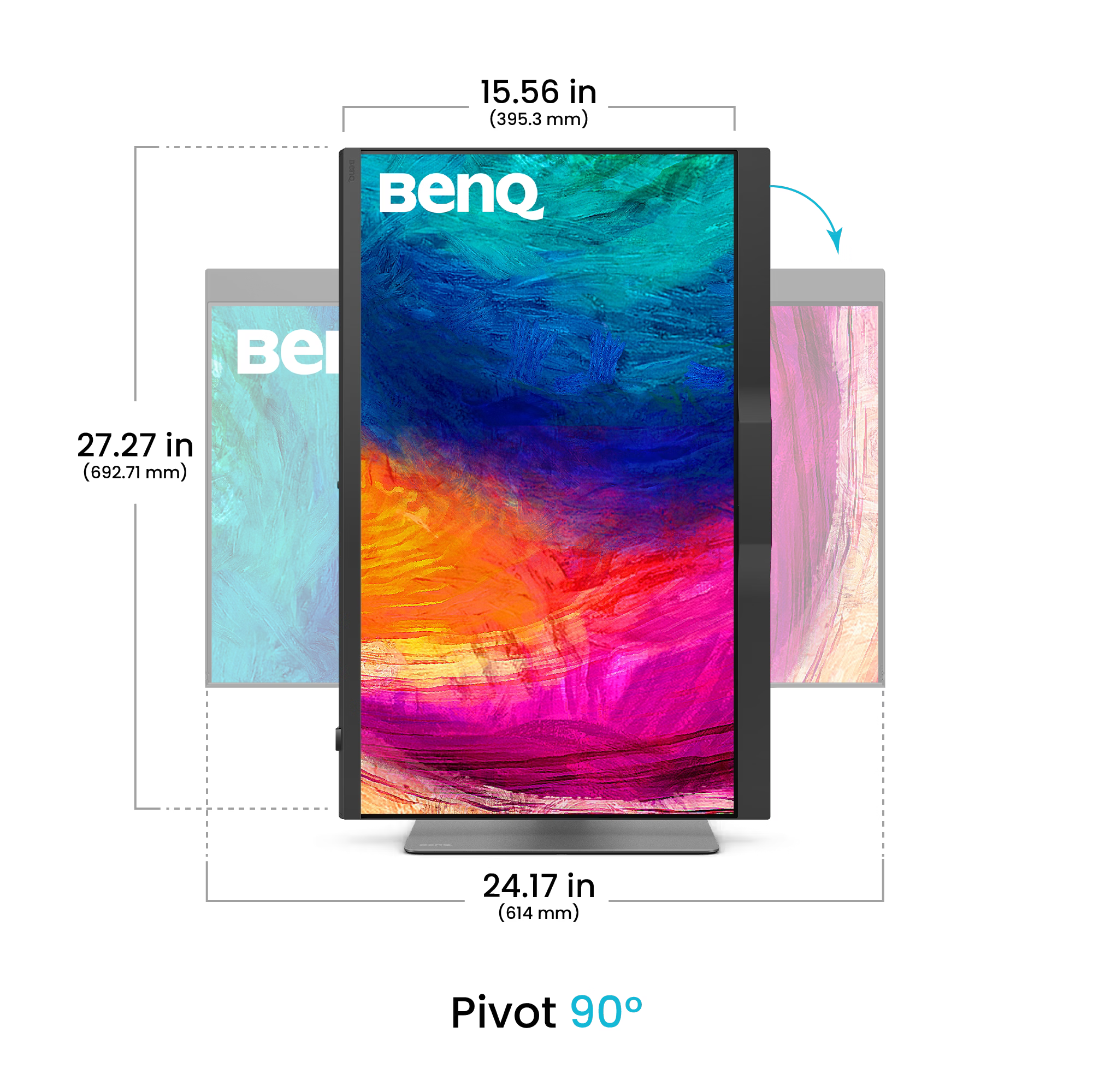 Benq PD2770U 27" 4K Color Management Monitor for Graphic & Video Editing