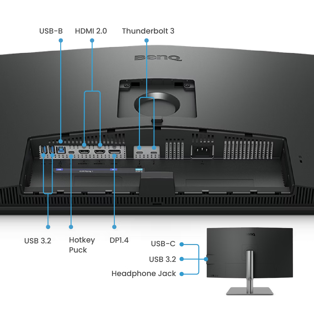 Benq PD3225U 32-inch 4K UHD Designer Monitor for Mac