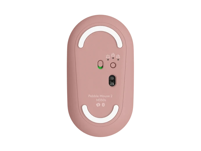 Logitech PEBBLE MOUSE 2 M350S Slim, compact Bluetooth® mouse with a customizable button. - Golchha Computers