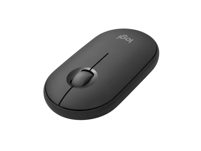 Logitech PEBBLE MOUSE 2 M350S Slim, compact Bluetooth® mouse with a customizable button. - Golchha Computers