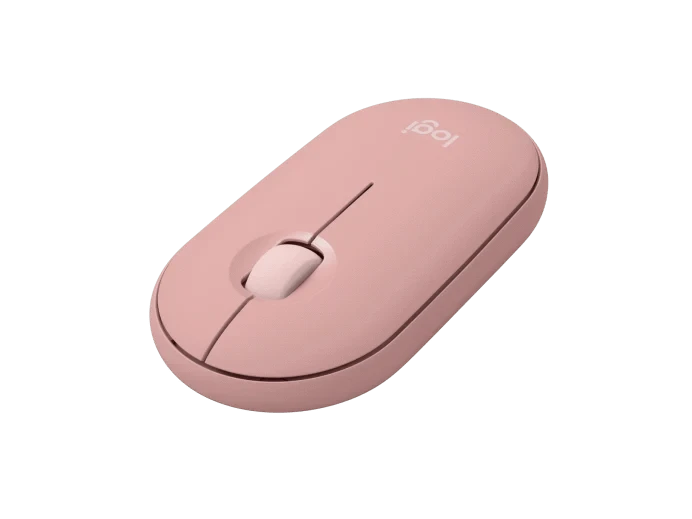 Logitech PEBBLE MOUSE 2 M350S Slim, compact Bluetooth® mouse with a customizable button. - Golchha Computers