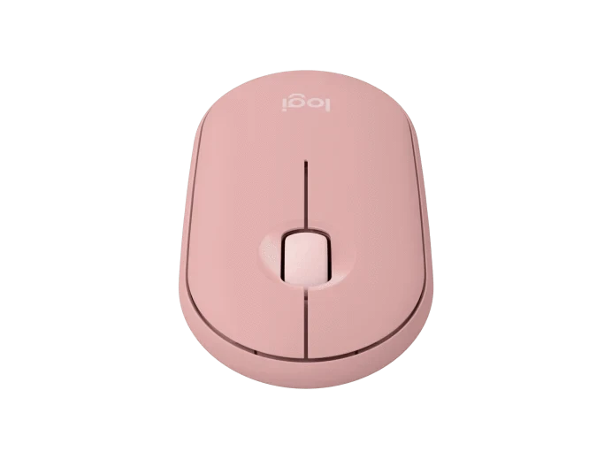 Logitech PEBBLE MOUSE 2 M350S Slim, compact Bluetooth® mouse with a customizable button. - Golchha Computers