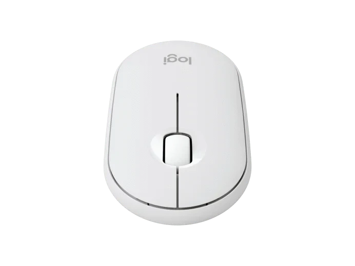 Logitech PEBBLE MOUSE 2 M350S Slim, compact Bluetooth® mouse with a customizable button. - Golchha Computers