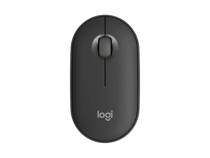 Logitech PEBBLE MOUSE 2 M350S Slim, compact Bluetooth® mouse with a customizable button. - Golchha Computers